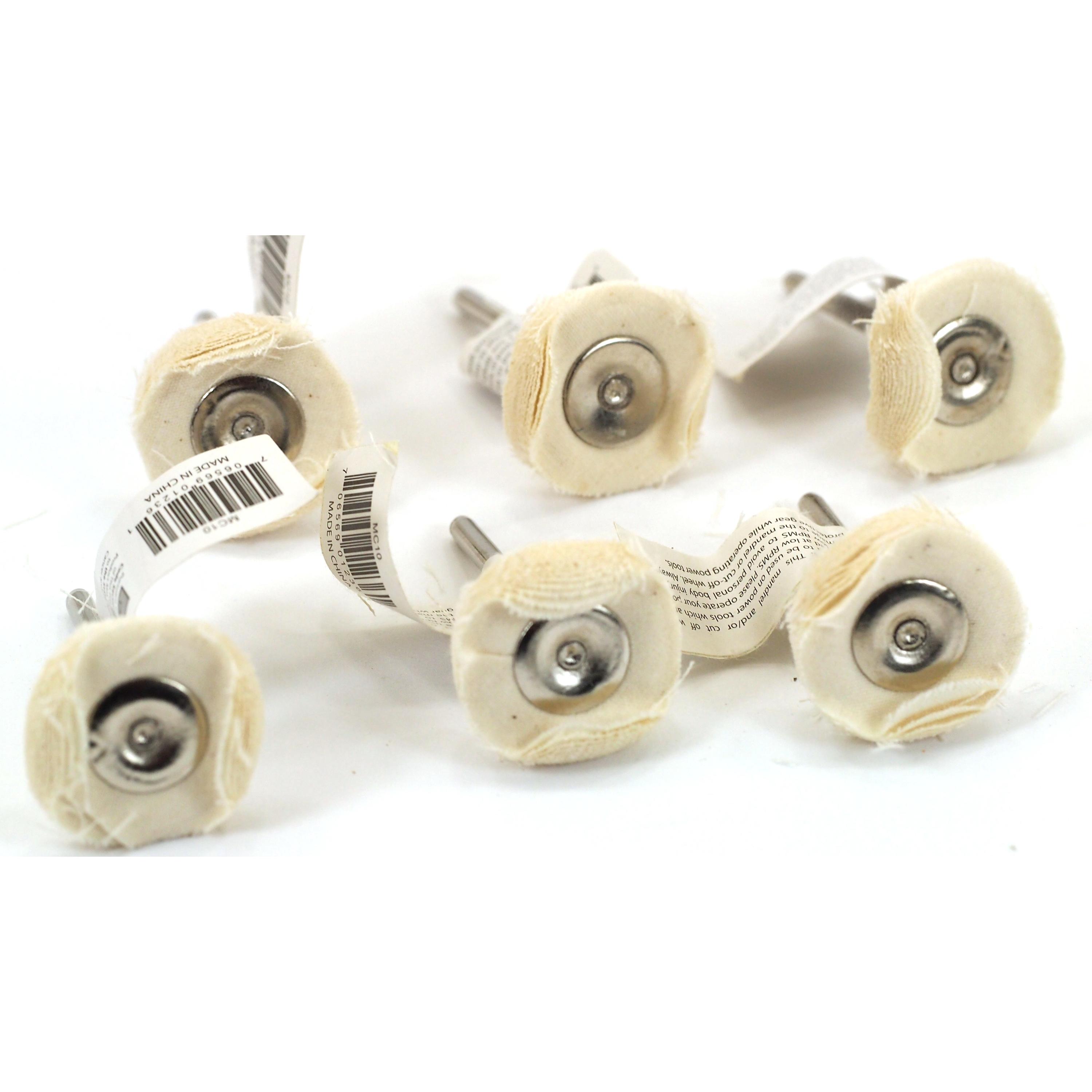 Findingking 6 Buffing Wheels Buffing Polishing Rotary Tools fits Dremel