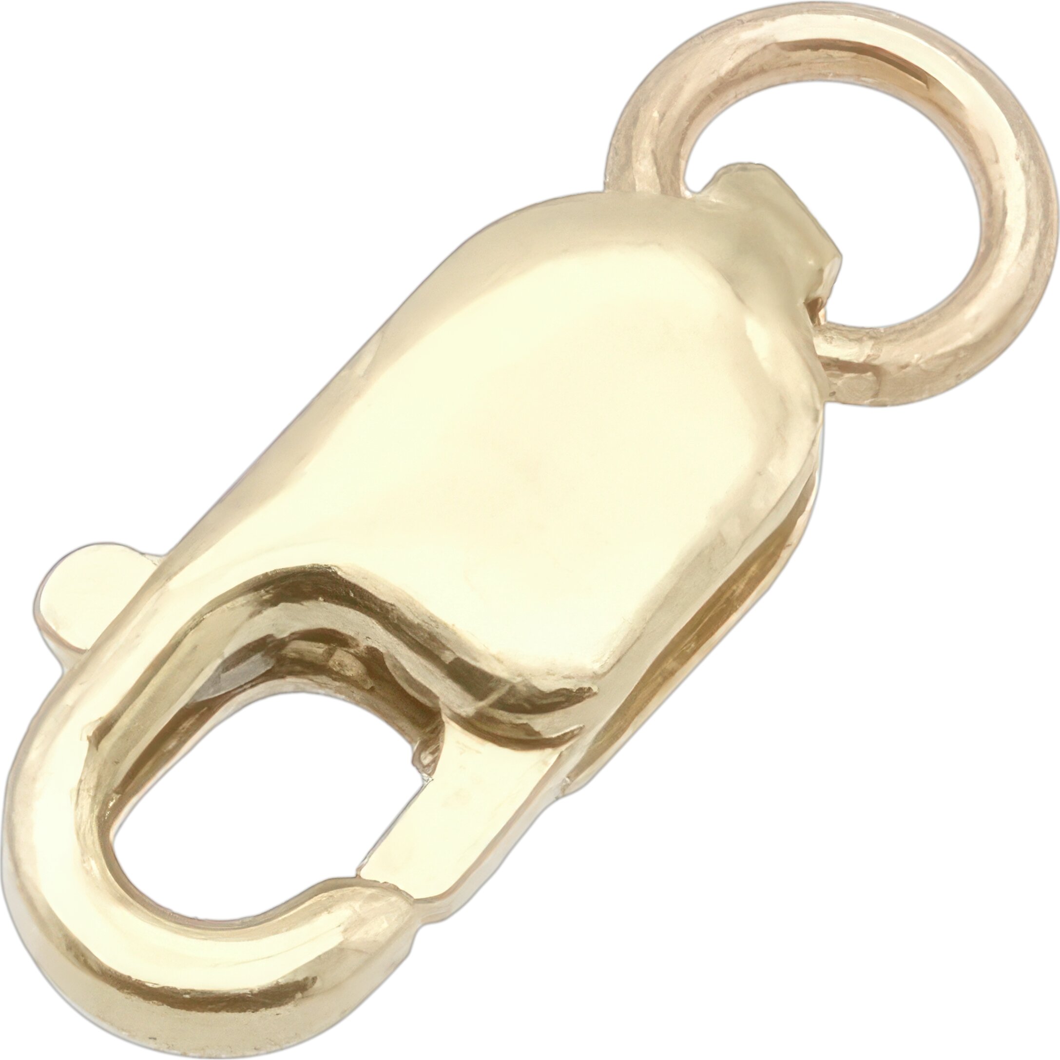 Large 14k solid gold lobster claw clasp Clearance