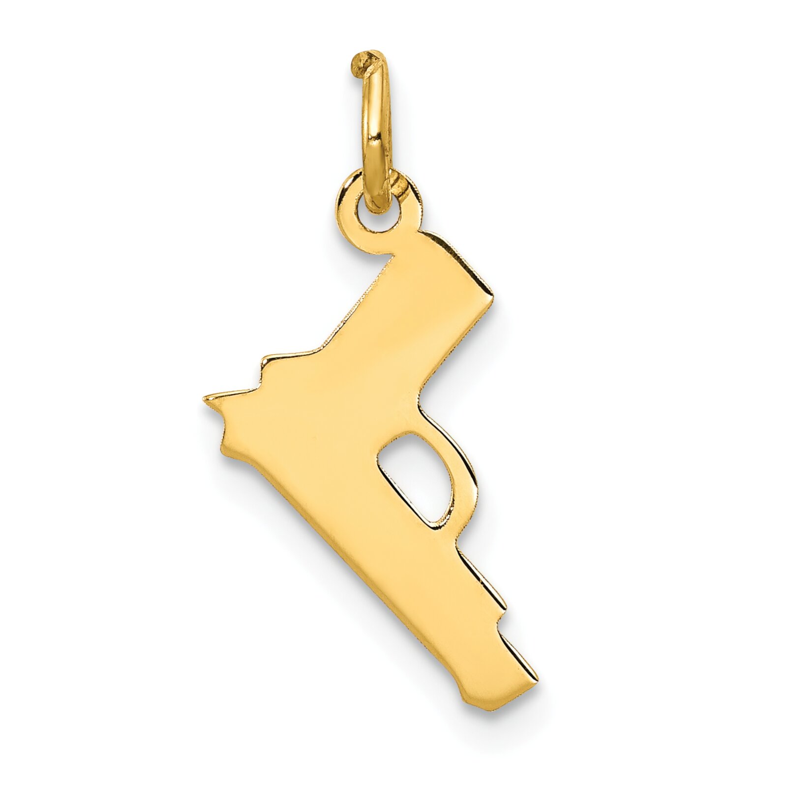 14K Yellow Gold Textured Alligator Pendant Solid 22.5 mm 14 mm Themed Pendants /& Charms Jewelry